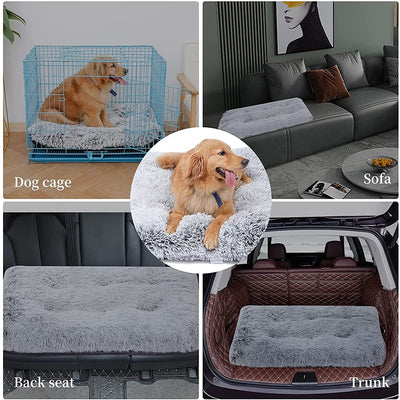 Rectangular Soft Plush Dog Beds