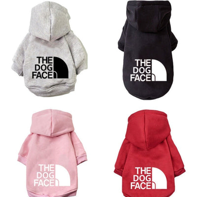 "The Dog Face" Print Casual Hoodies