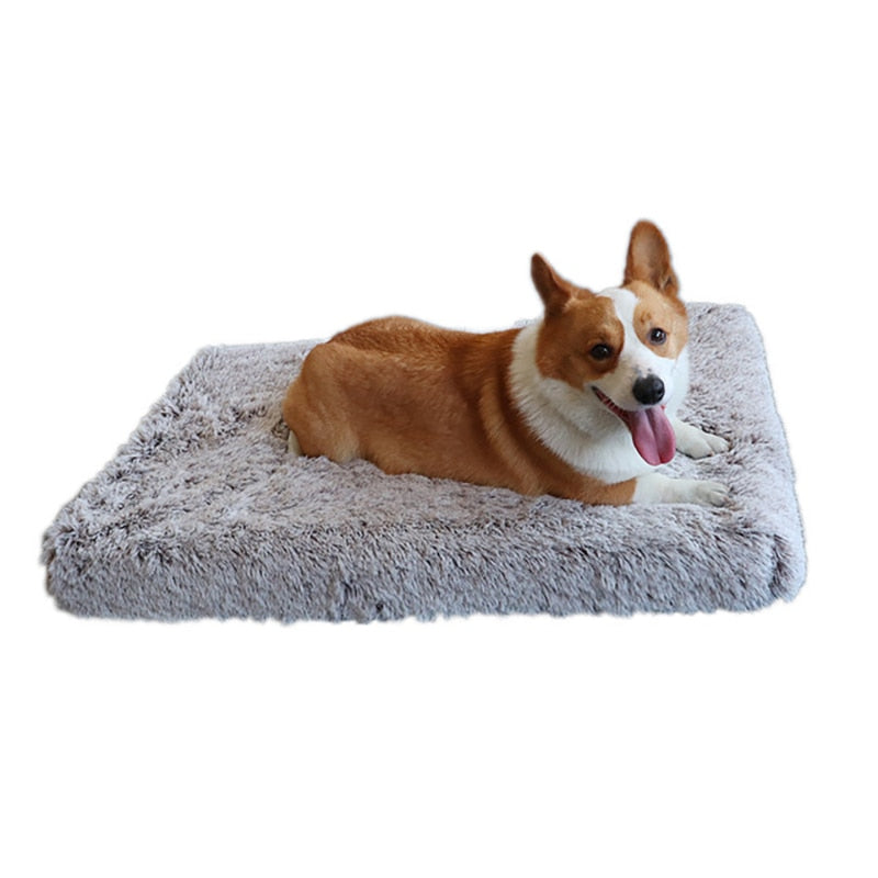 Rectangular Soft Plush Dog Beds